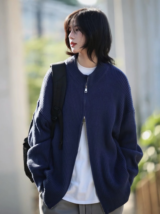 ニットカーディガンセーター / Knit Cardigan Sweater