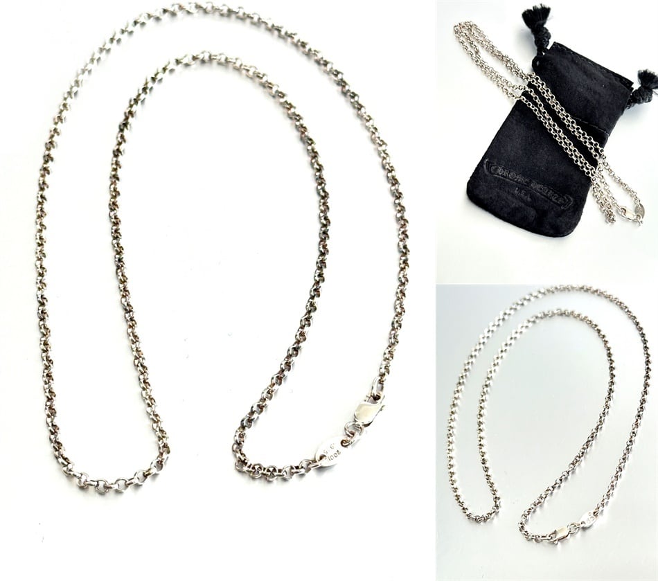 クロムハーツ CHROME HEARTS ロールチェーン 20 ネックレス 50cm CH 20