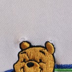Disney POOH ツートンカラースウェット 刺繍 ディズニー プーさん