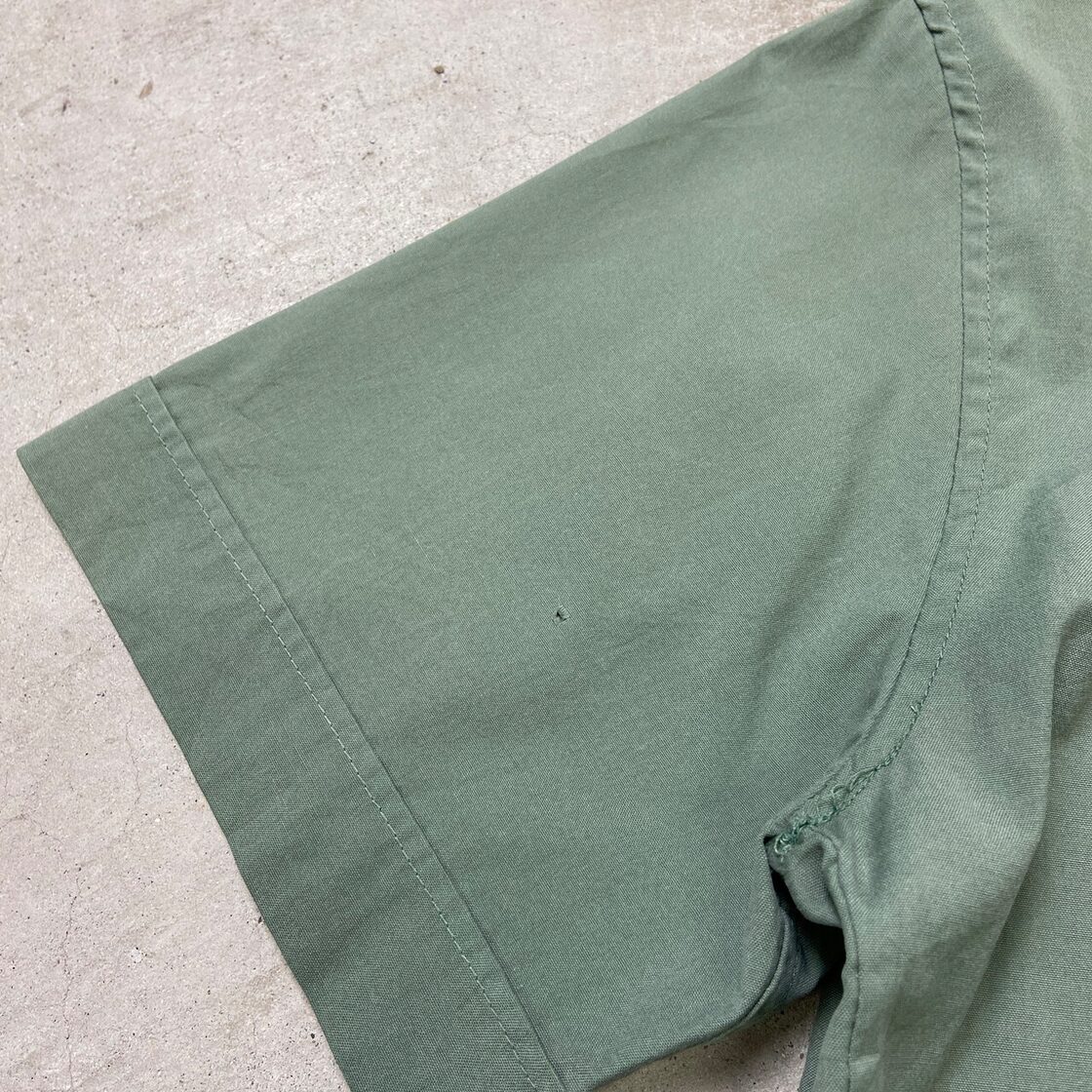 ヴィンテージ ユーロ 半袖ワークシャツ メンズM相当 古着 VINTAGE