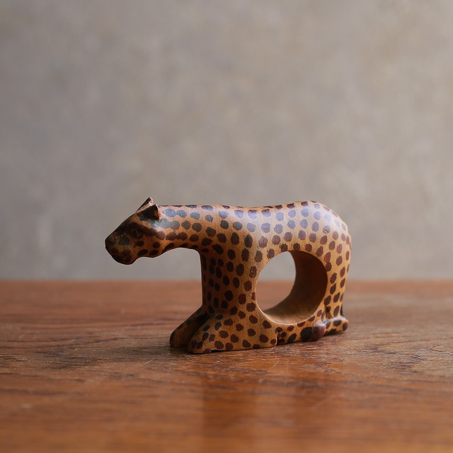 動物のナプキンリング（ヒョウ）