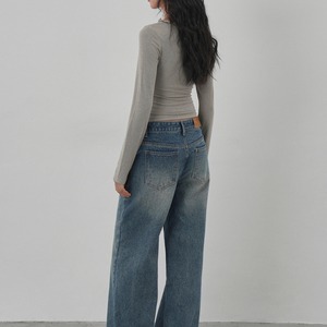 frill fit cut and sew top J00033