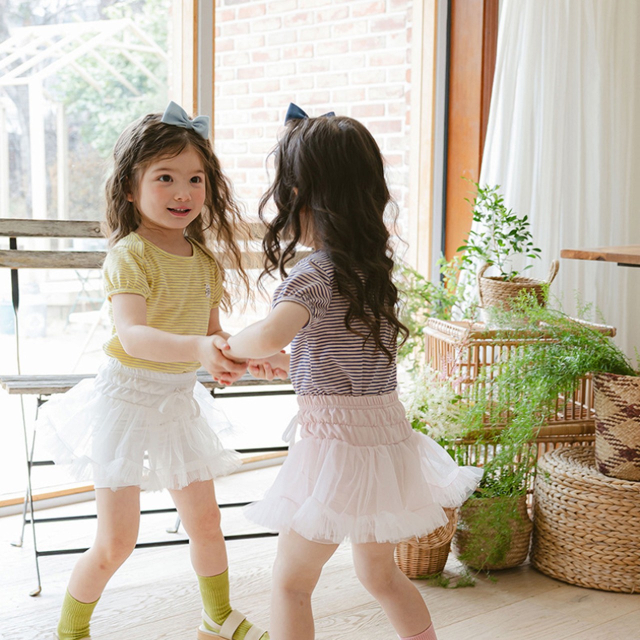 夏メッシュレイヤードレギンス