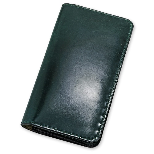 【VAN AMBURG LEATHERS　ヴァンアンバーグレザーズ　Wallet　ウォレット　財布】チェックブックスタイルウォレット/ホーウィンシェルコードバン【送料無料】