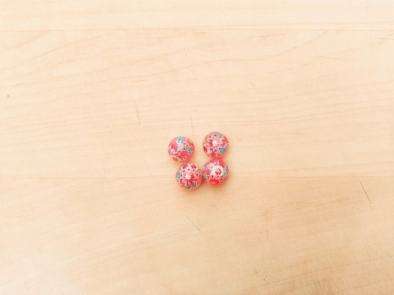 c - 29 和風花 赤(雲がかり) 12mm