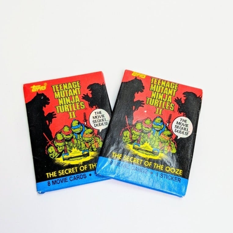 ☆送料無料！☆1991年製 Topps【 Teenage Mutant Ninja Turtles II