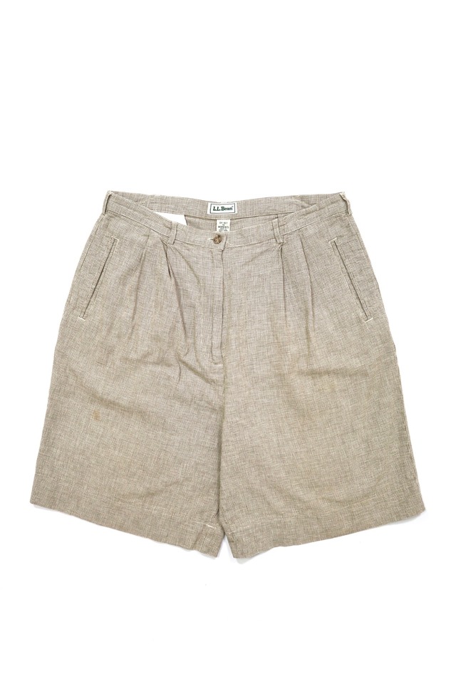 USED 80s L.L.Bean Linen×Cotton Shorts