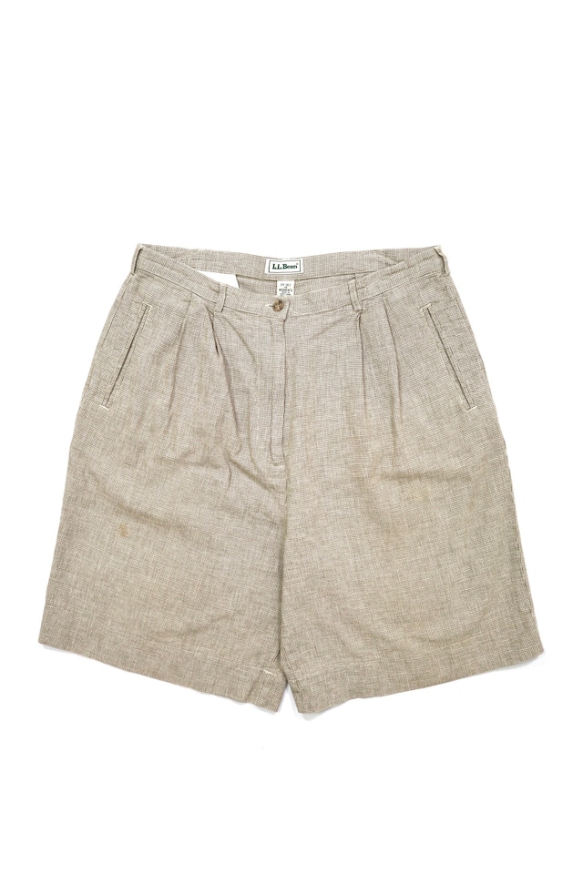 USED 80s L.L.Bean Linen×Cotton Shorts