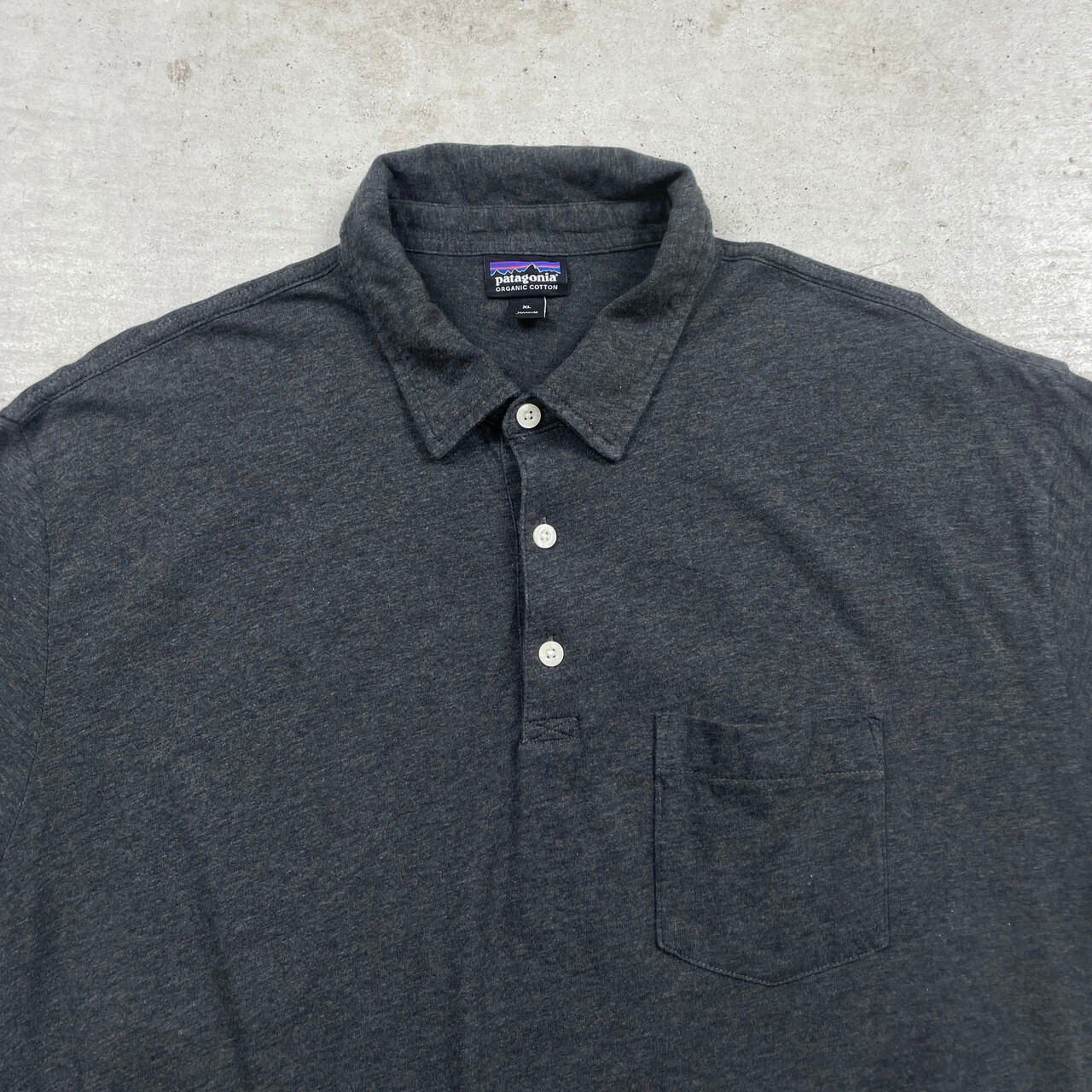 patagonia パタゴニア ポロシャツ Tシャツ地 ポケット メンズXL 古着 