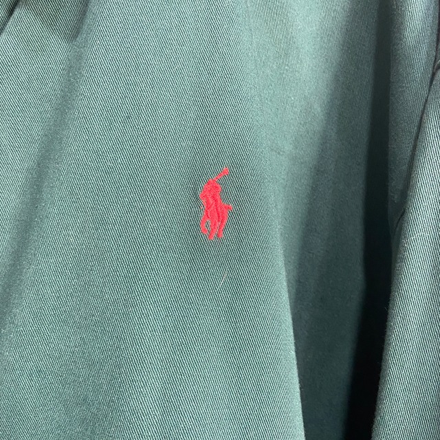 80s ラルフローレン　スウィングトップ　三角タグ　ハリントンジャケット　緑　L