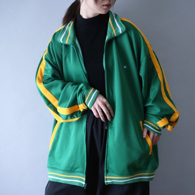 "SOUTH POLE" good coloring XXL over silhouette track jacket