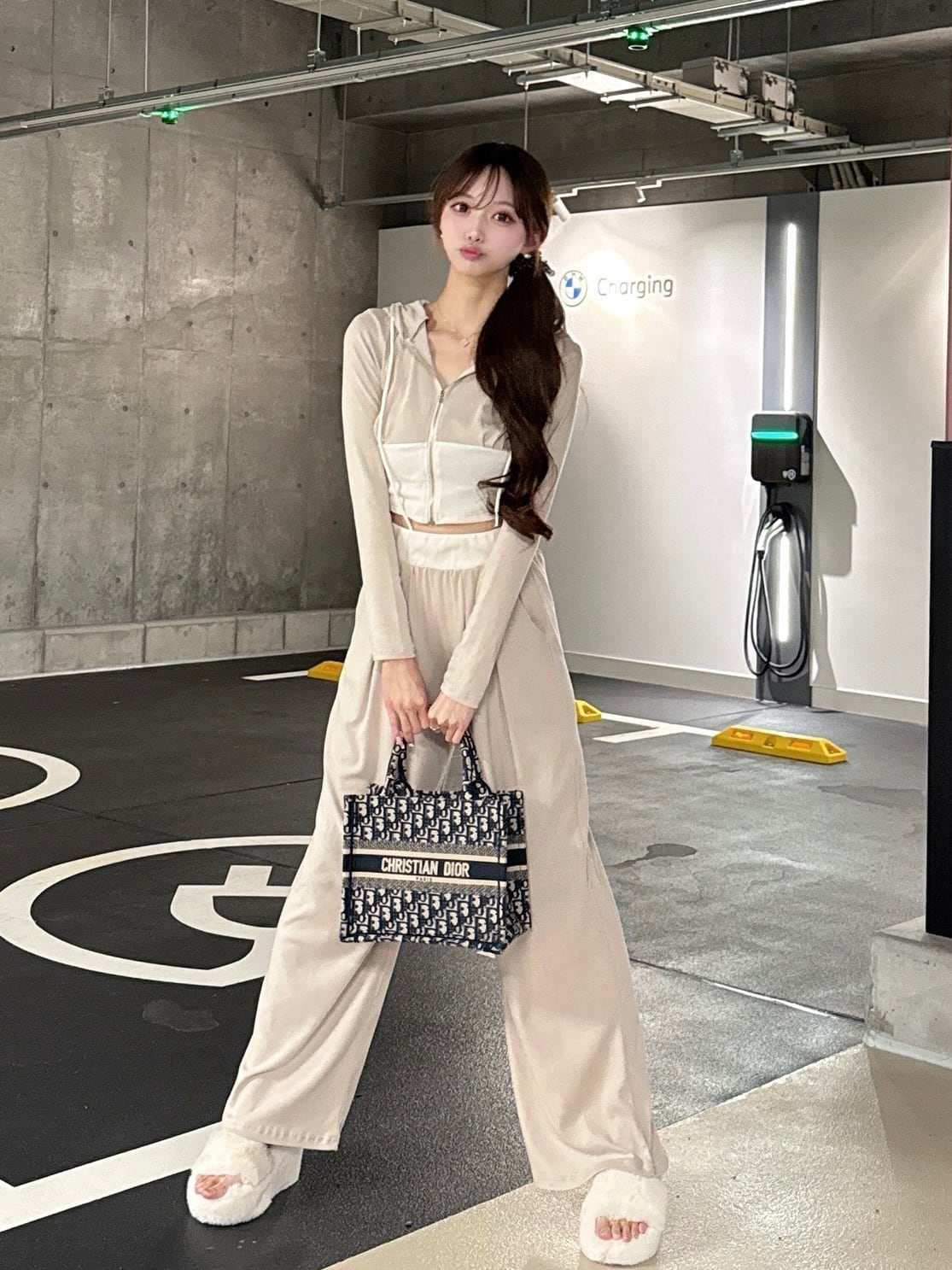 テロントバイカラースウェットセットアップ | avectoi