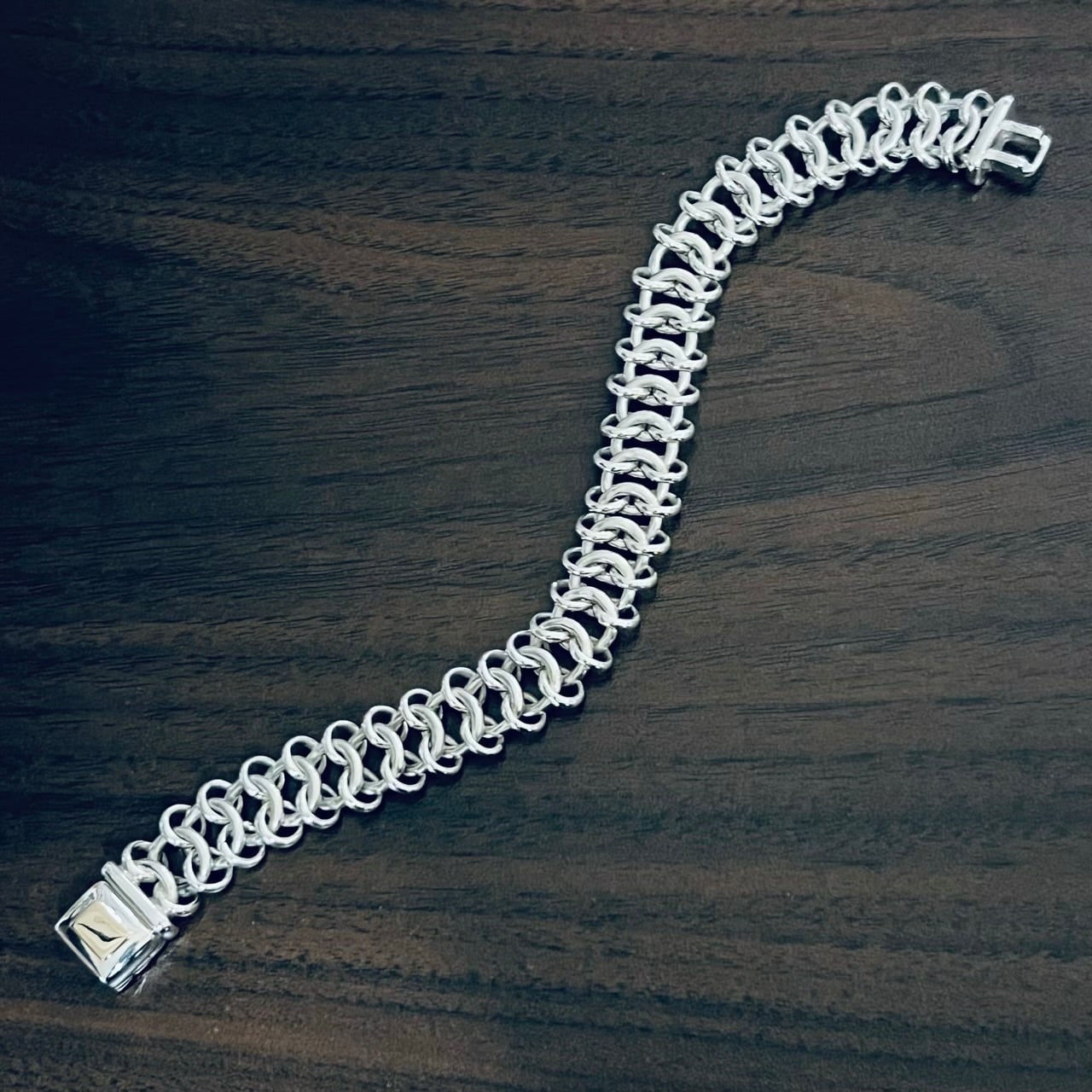 VINTAGE TIFFANY & CO. Multi Loop Chain Bracelet Sterling VINTAGE TIFFANY & CO. Multi Loop Chain Bracelet Sterling