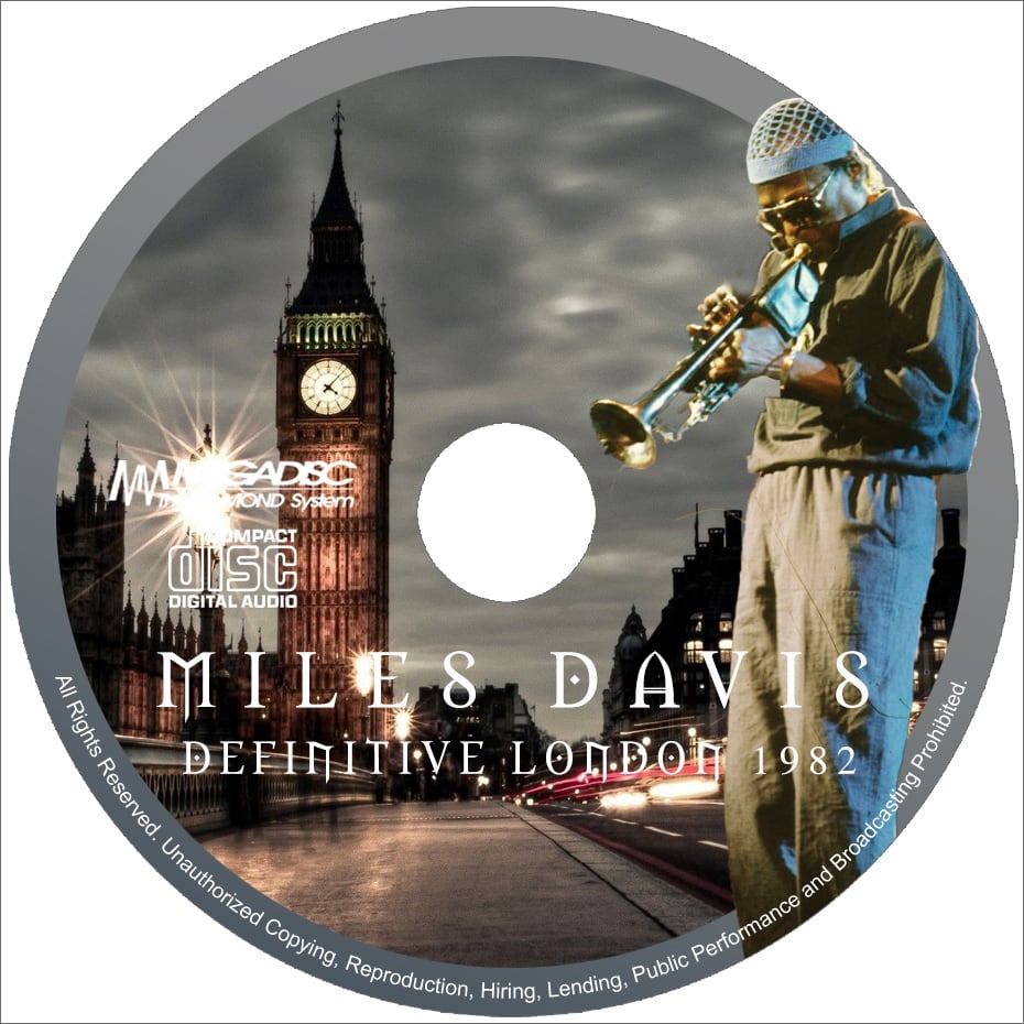 MILES DAVIS / DEFINITIVE LONDON 1982(5CDR+1DVDR)圧巻の6枚組セット