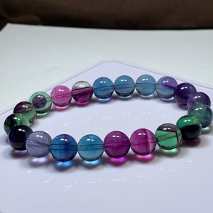 ー極ー 濃厚な色合い極上フローライトブレスレット