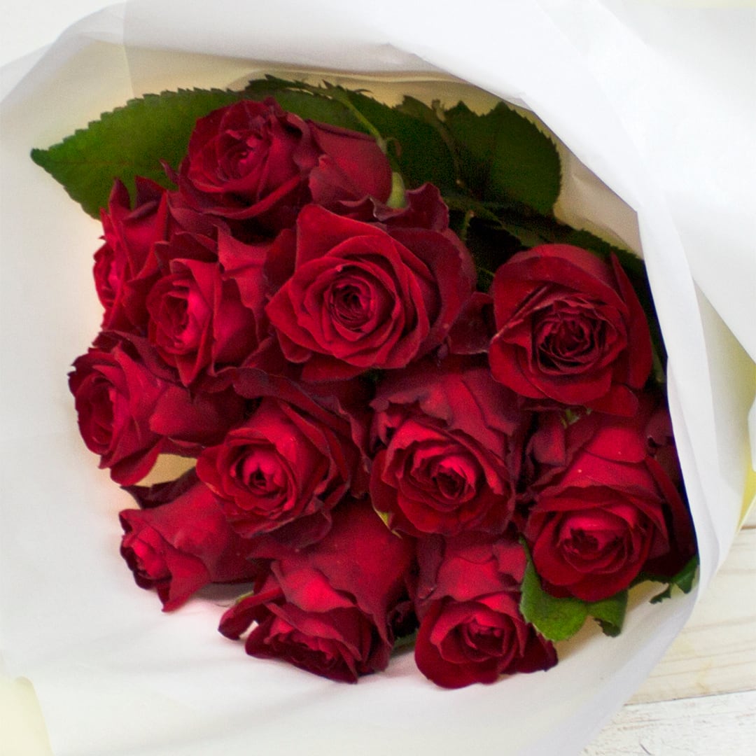 薔薇11本の花束 赤】バラの花束｜ローズブーケ｜薔薇｜花束｜記念日