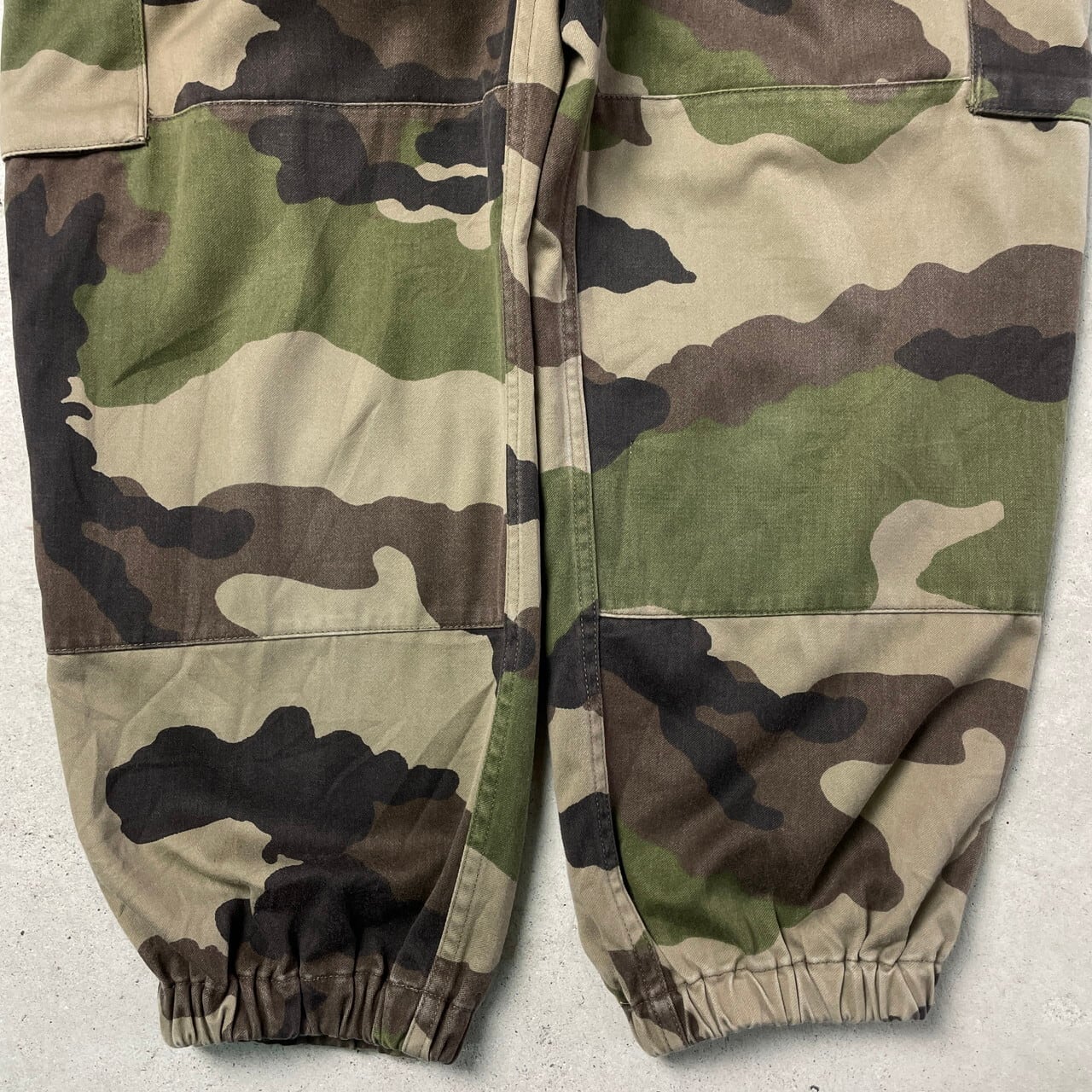 90年代 フランス軍 F2 CCEカモ カーゴパンツ メンズW31相当 古着 90s