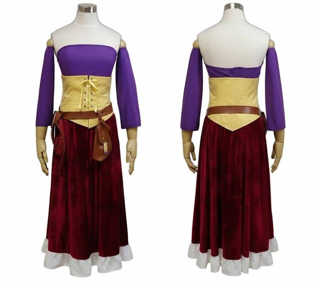 K5167 ドラゴンクエスト8 ゼシカ コスプレ衣装 cosplay コスチューム
