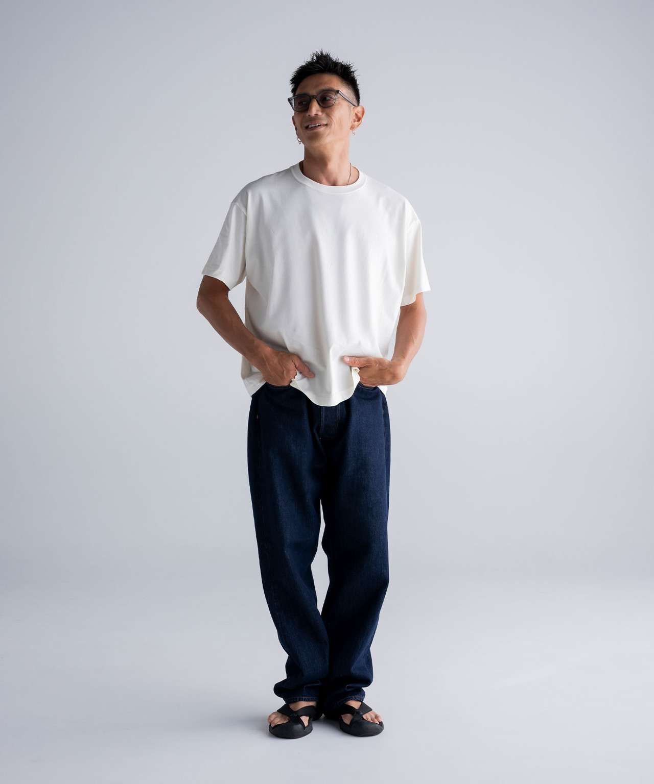 H.S REGULAR STRAIGHT DENIM PANTS［HSP006］