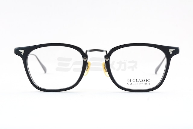 【知念侑李さん着用】BJ CLASSIC メガネ COM-554GT C-1M-15 ウェリントン チタン クラシカル ヴィンテージ BJクラシック 鯖江 日本製 正規品-2枚目