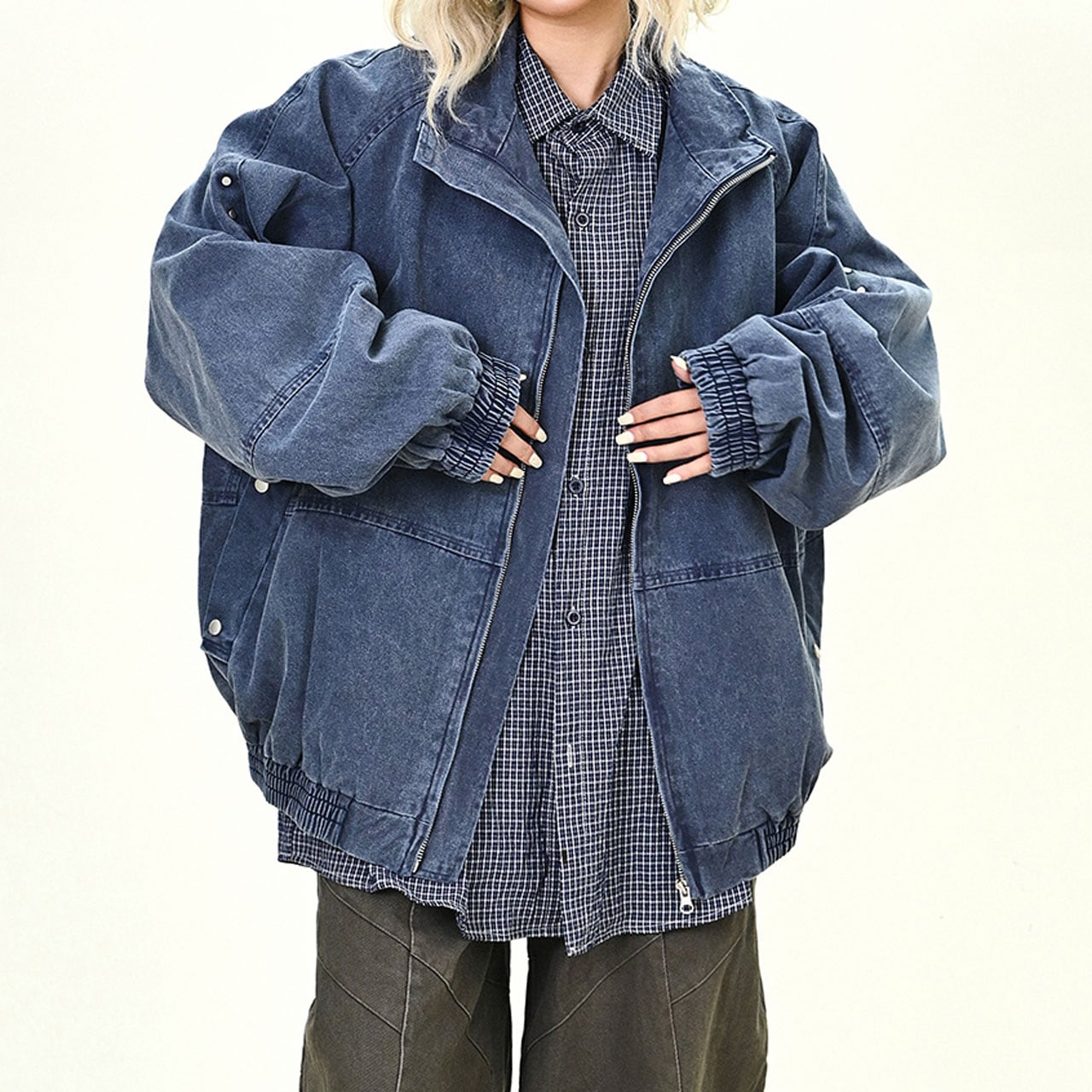 ヴィンテージウォッシュオーバージャケット 2col R01118