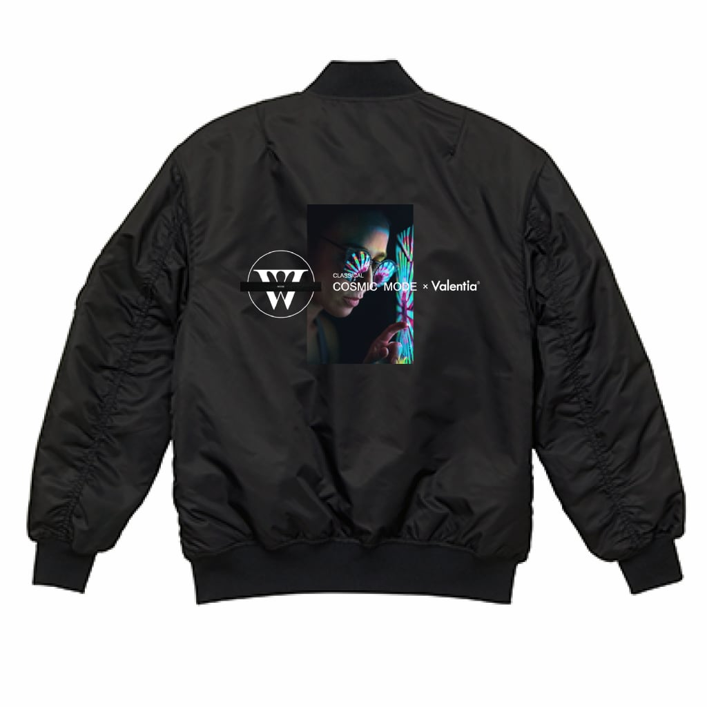 （両面印刷）United Athle タイプ MA-1 ジャケット（中綿入）