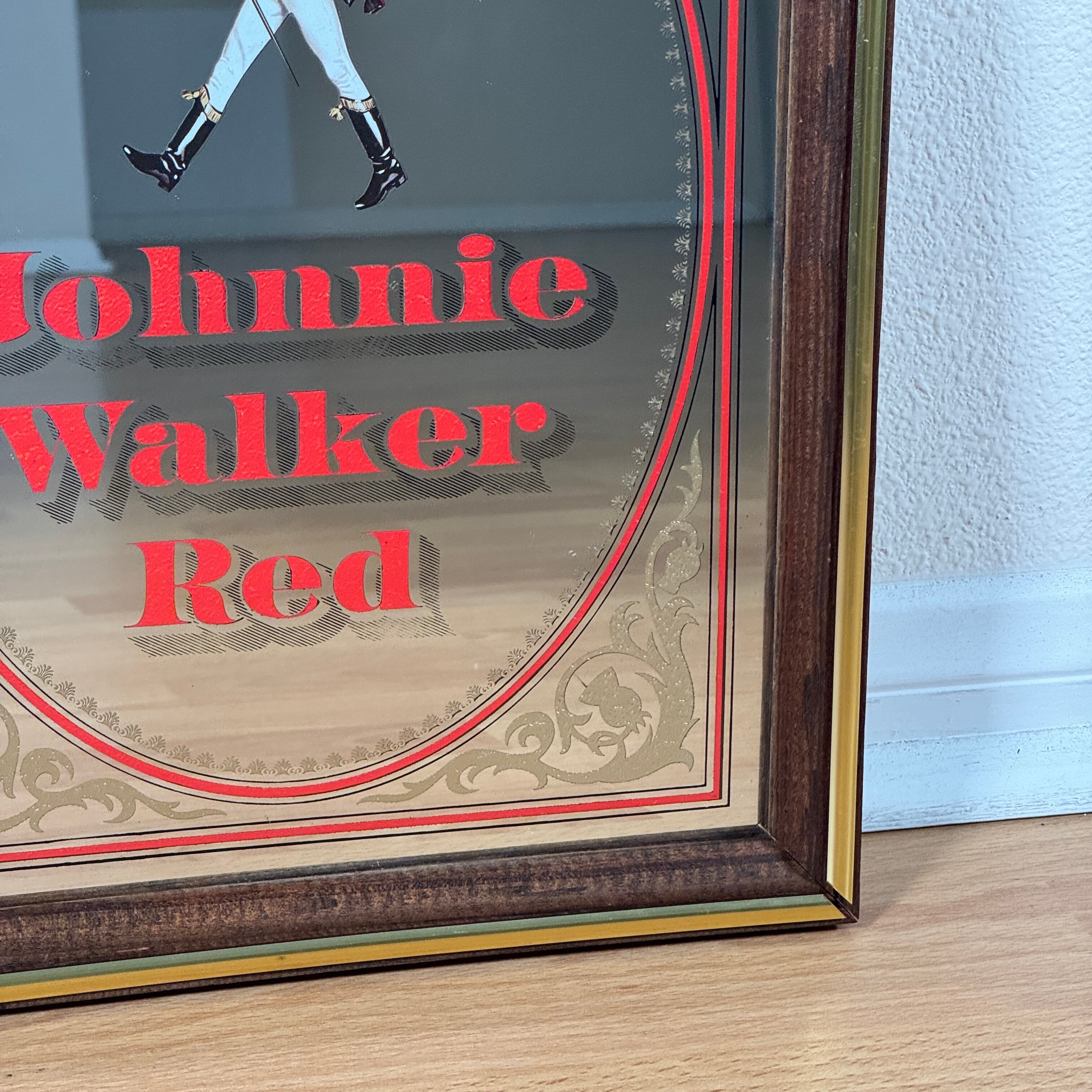 1957【1980年代】ビンテージ Johnnie Walker Red パブミラー