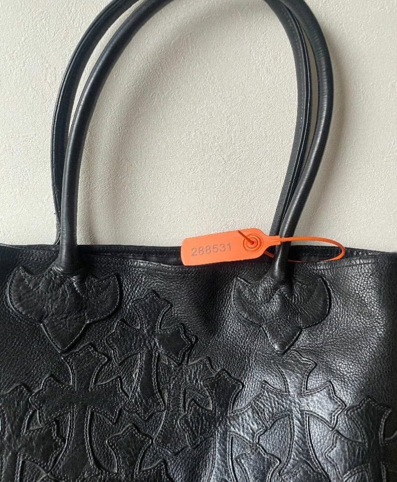 再入荷‼️スリーセメタリー クロス トートバッグ 黒 Chrome Hearts