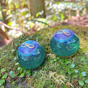 緑龍様＊龍の宝玉オルゴナイト（中玉）天開