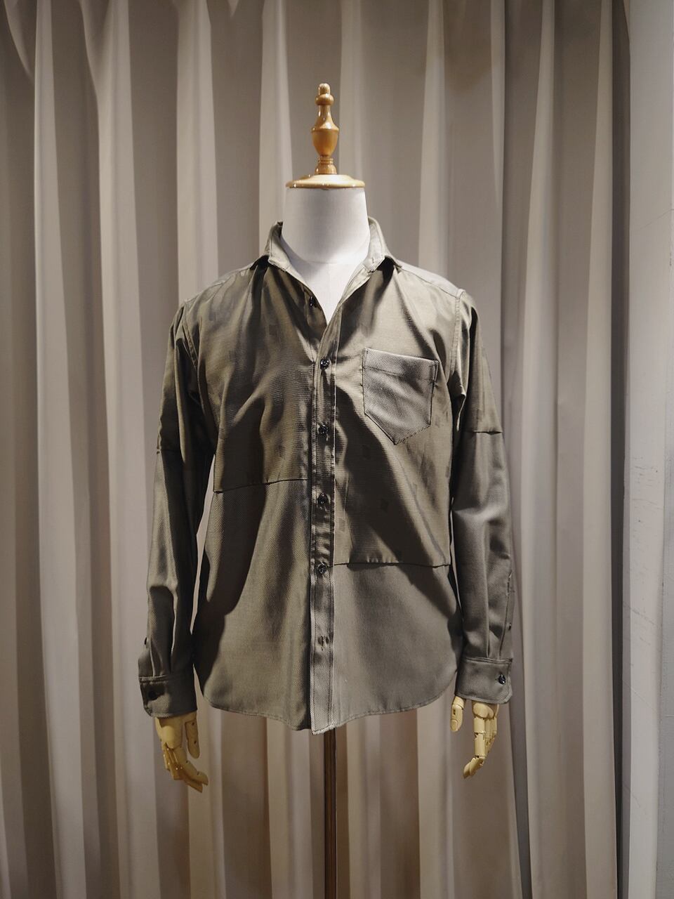 Garage.U.W AMR PATTEN KERSEY CUTAWAY SHIRT