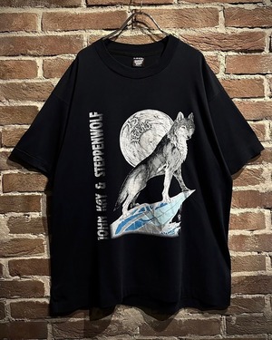 【Caka act3】"JOHN KAY & STEPPENWOLF" 90's Print Design T-Shirt