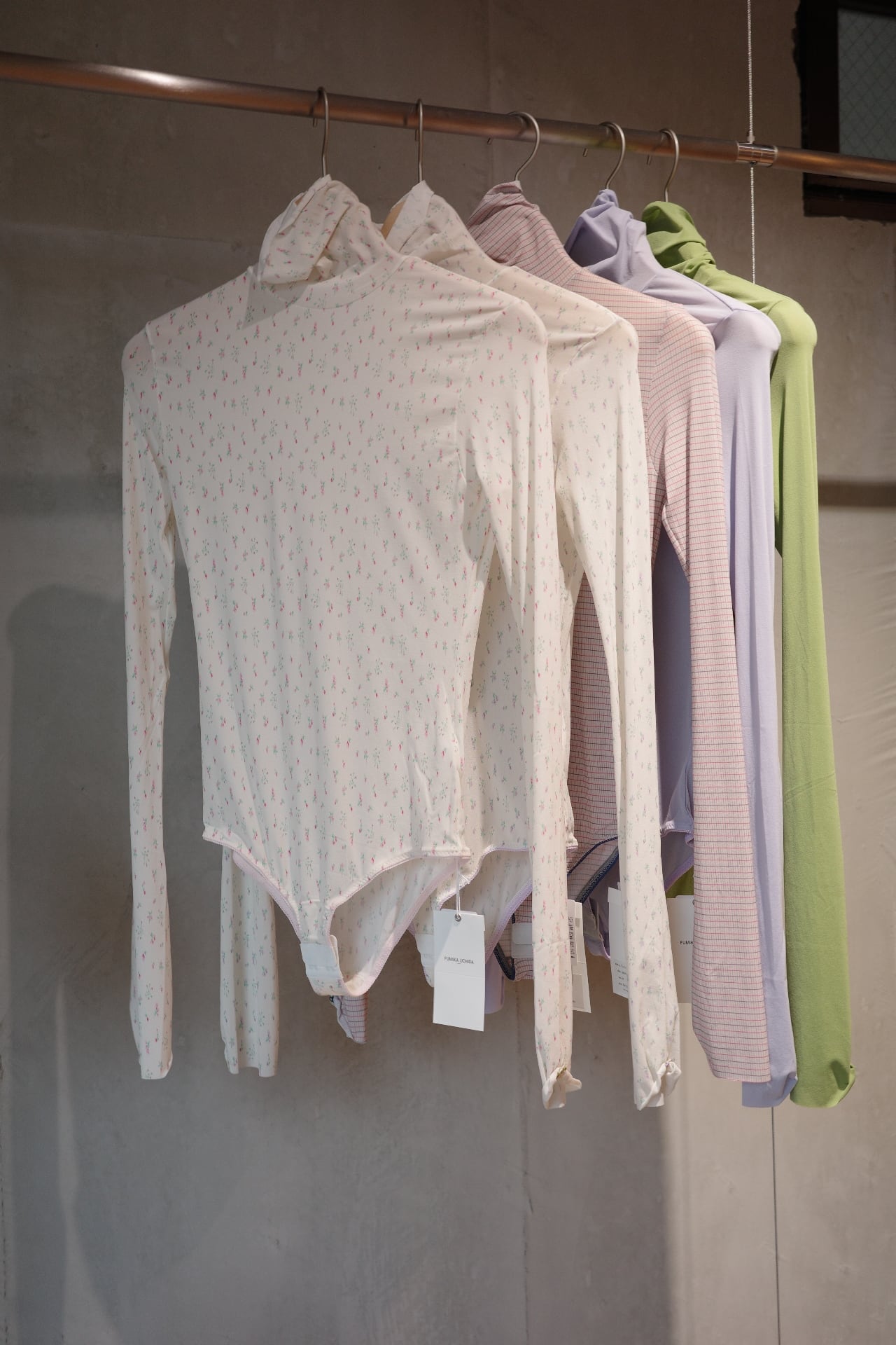 FUMIKA_UCHIDA/Grandrelle multi stripe bodysuit | ikasa.