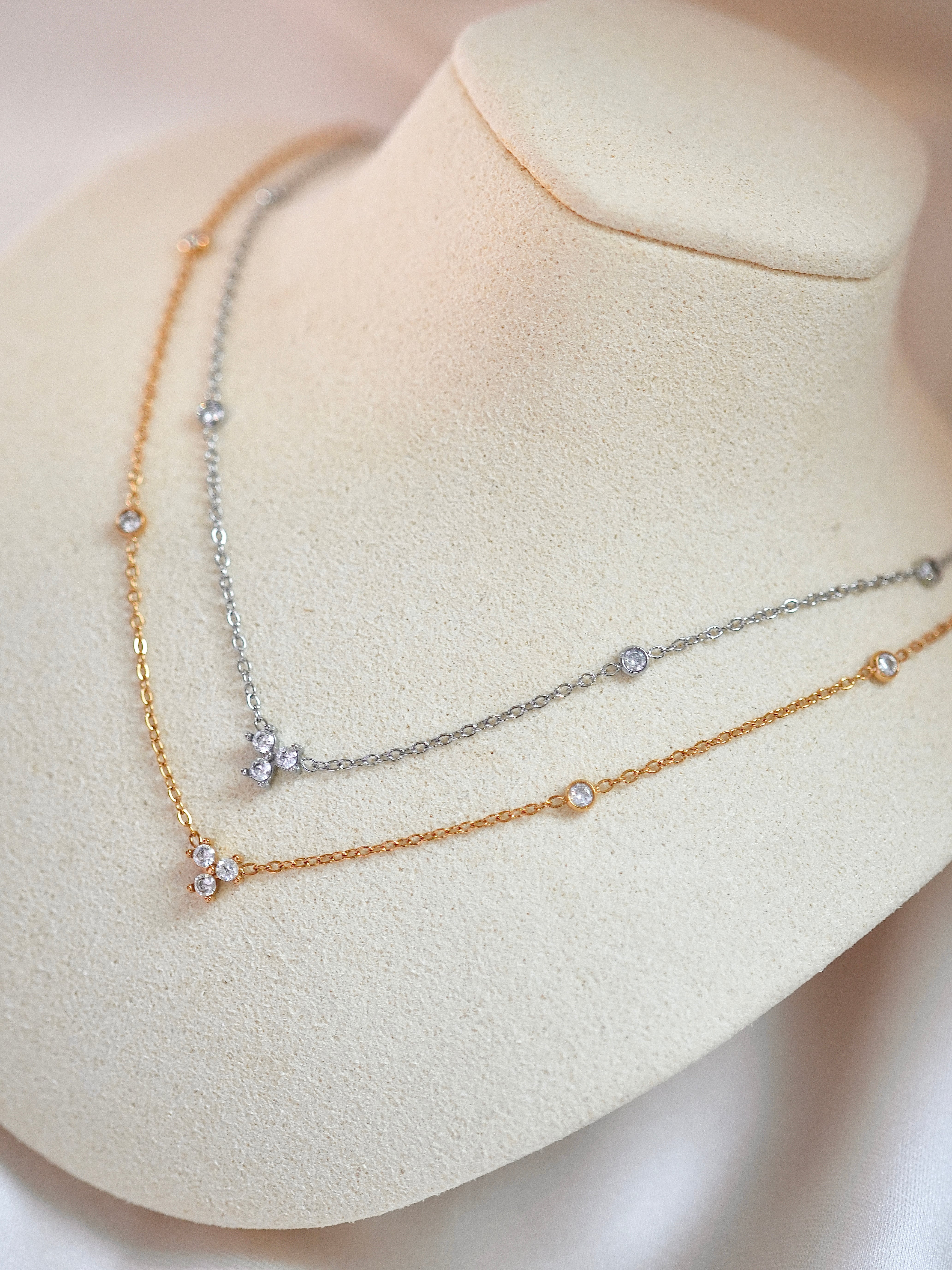 fifth mini dia necklace | mimi accessory / 錆びにくい高品質