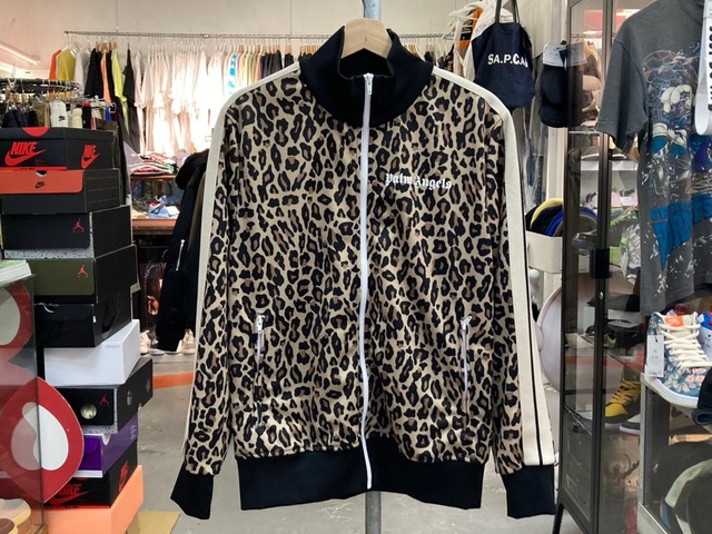 PALM ANGELS LEOPARD TRACK JACKET PMBE20-120 LARGE 120KK1479