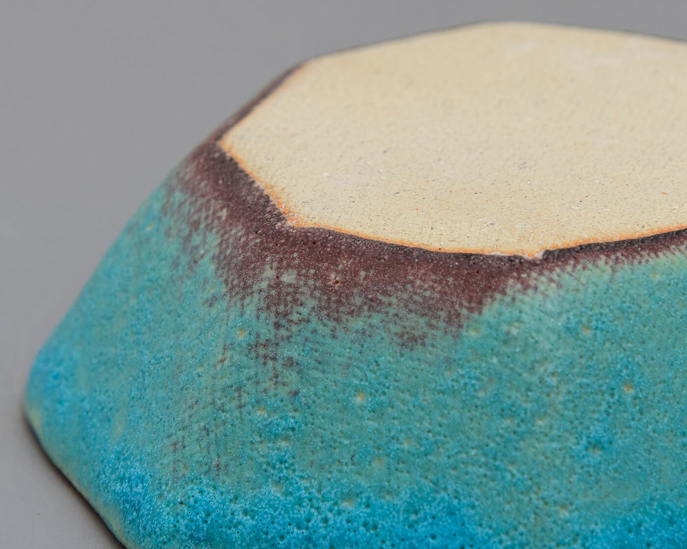 八角小鉢／トルコ青UTSUWA