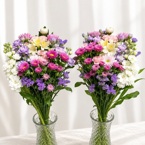 仏花の花束　一対