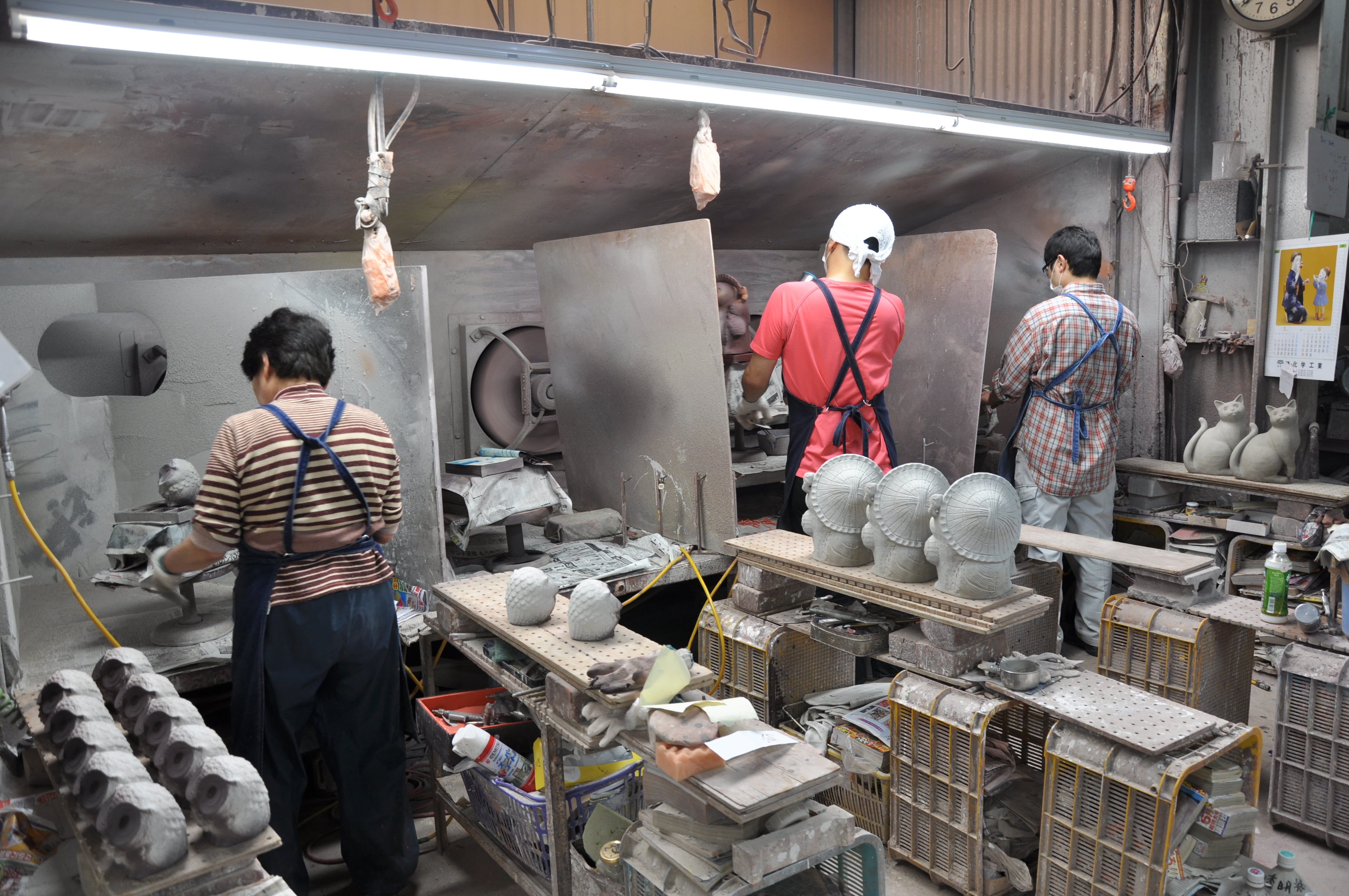 信楽焼たぬき 8号 アベック狸 | 趣味の園芸と陶器山竹