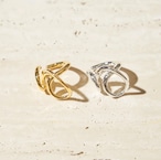 【23AW】Soierie ソワリー / Curve hoop earcuff ring