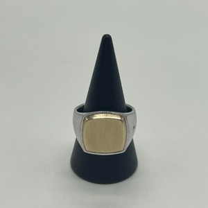 トムウッド TOMWOOD クッションゴールドトップ リング 17号 コンビ