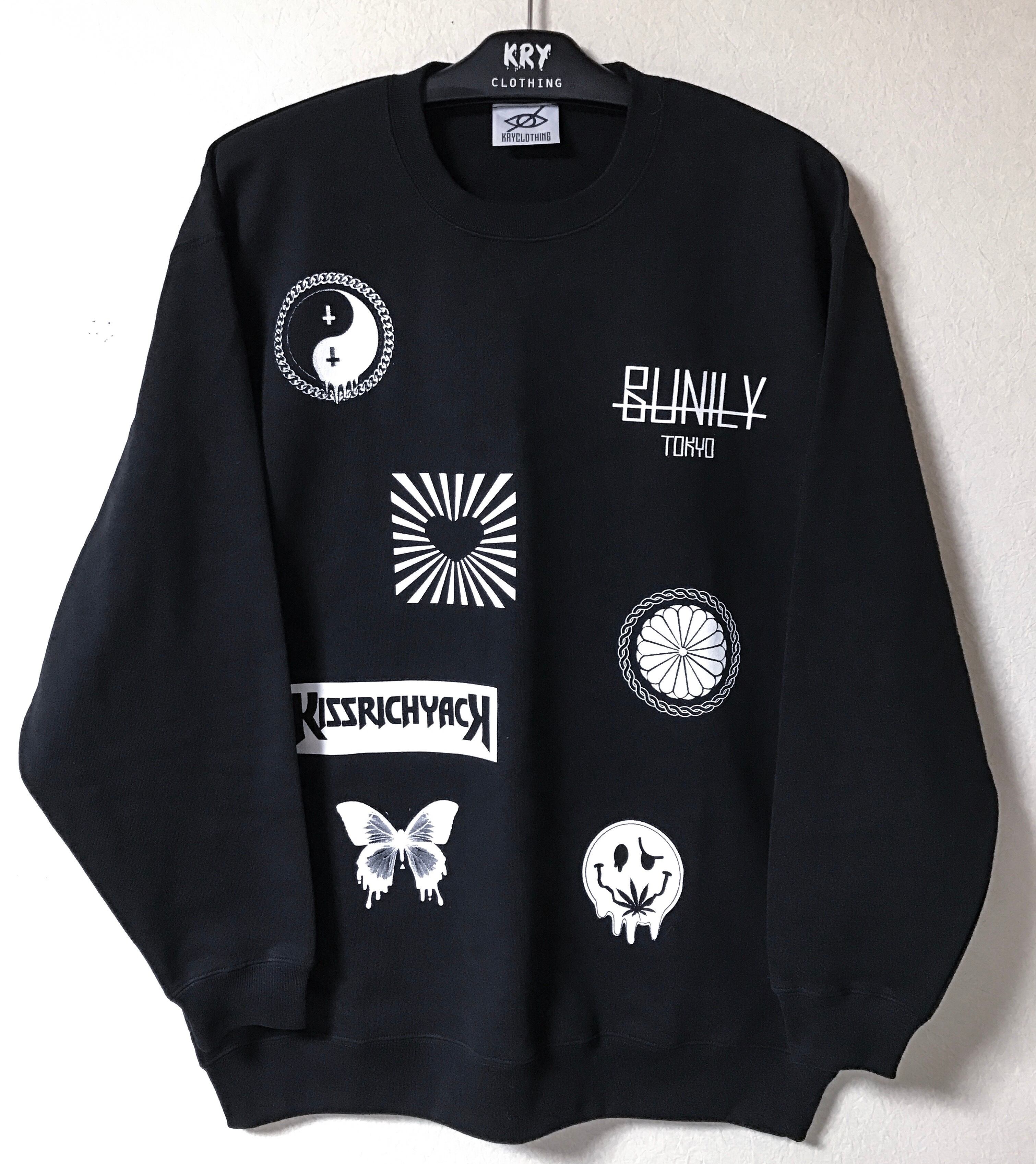 KRY KRYclothing 「SANKOUNI」黒×ホワイト - アウター