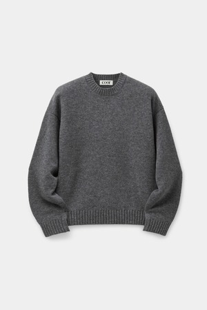 [COOR] Wool Crop Crew Neck Sweater (Melange Gray) 正規品 韓国ブランド 韓国通販 韓国代行 韓国ファッション クール クーア クアー 日本 店舗