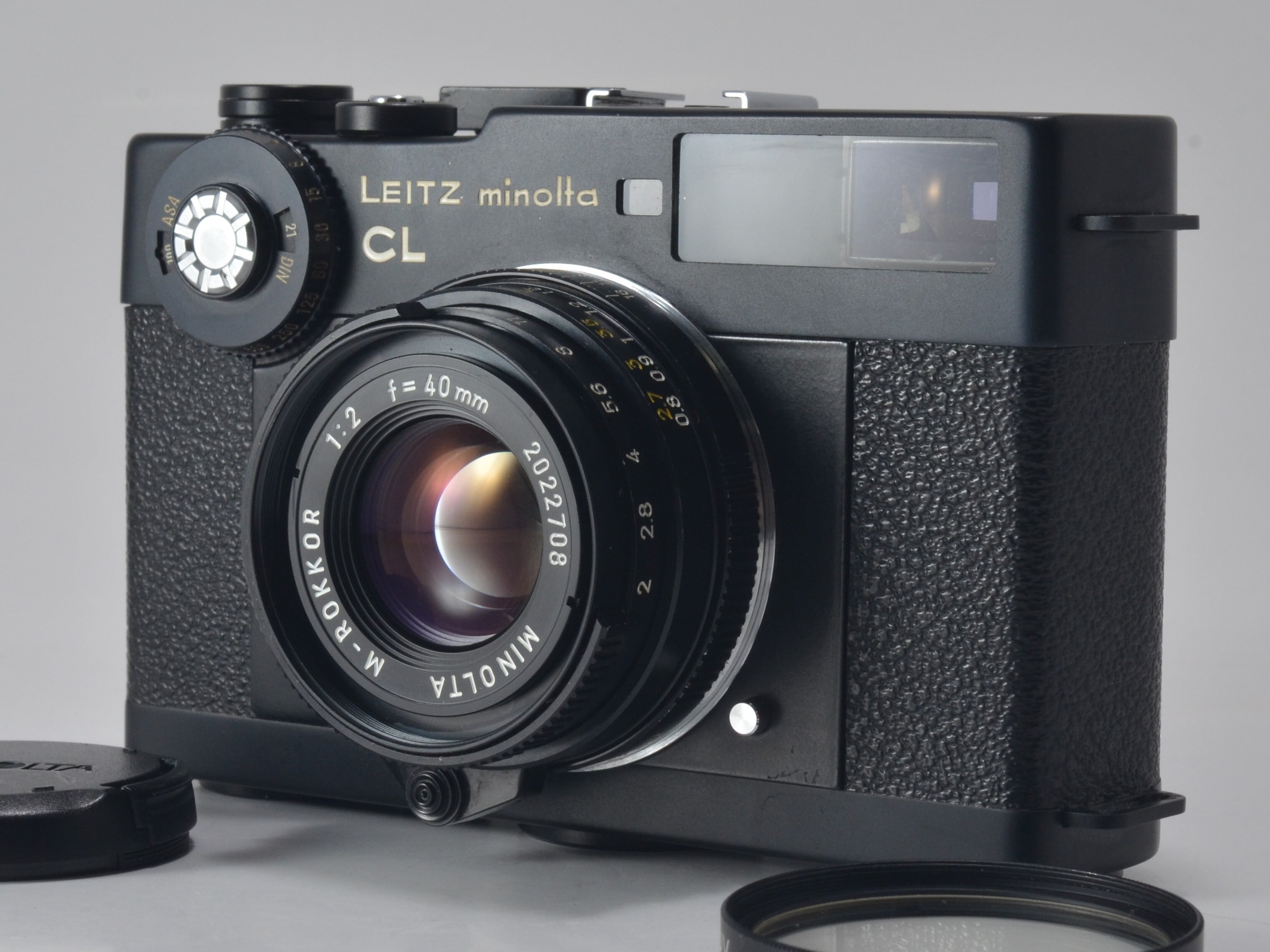 Leitz minolta CL / M ROKKOR 40mm F2 専用ケース付 整備済 ライツ 