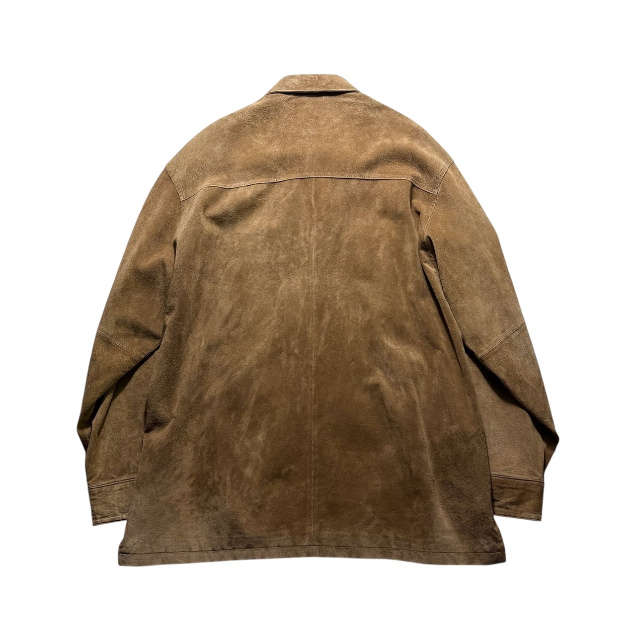 vintage 1990’s PERRY ELLIS suede shirt jacket