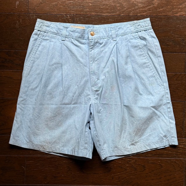 L.L.Bean Cotton Pleated Shorts