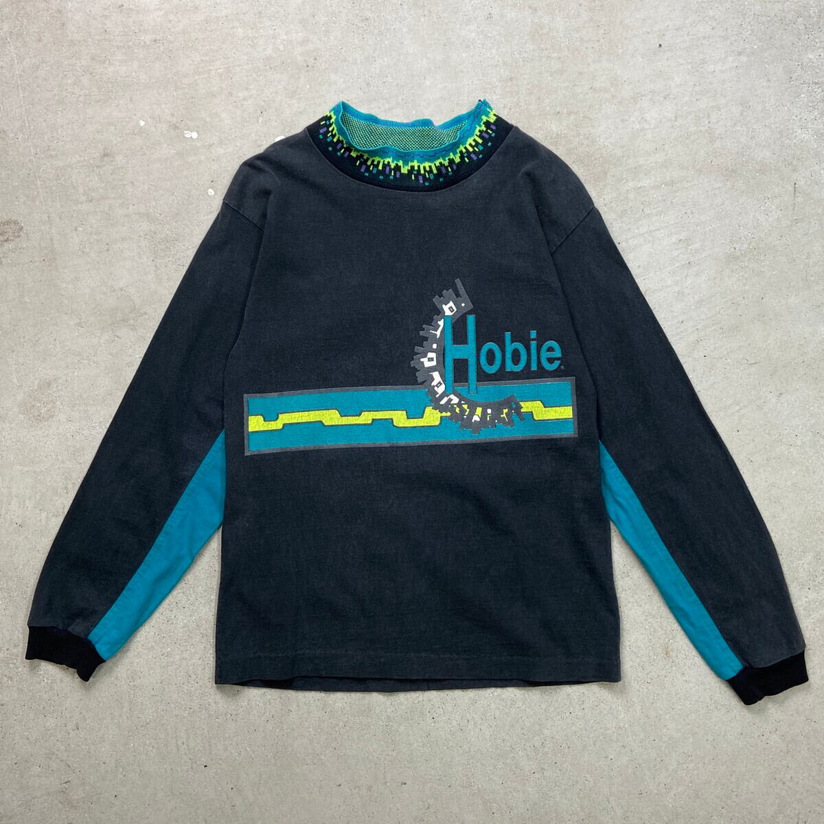 80年代当時物　ビンテージ　SKATERAGS XLサイズ 80年代~90年代 USA製 HOBIE グラフィック ワンポイントロゴ ロングT