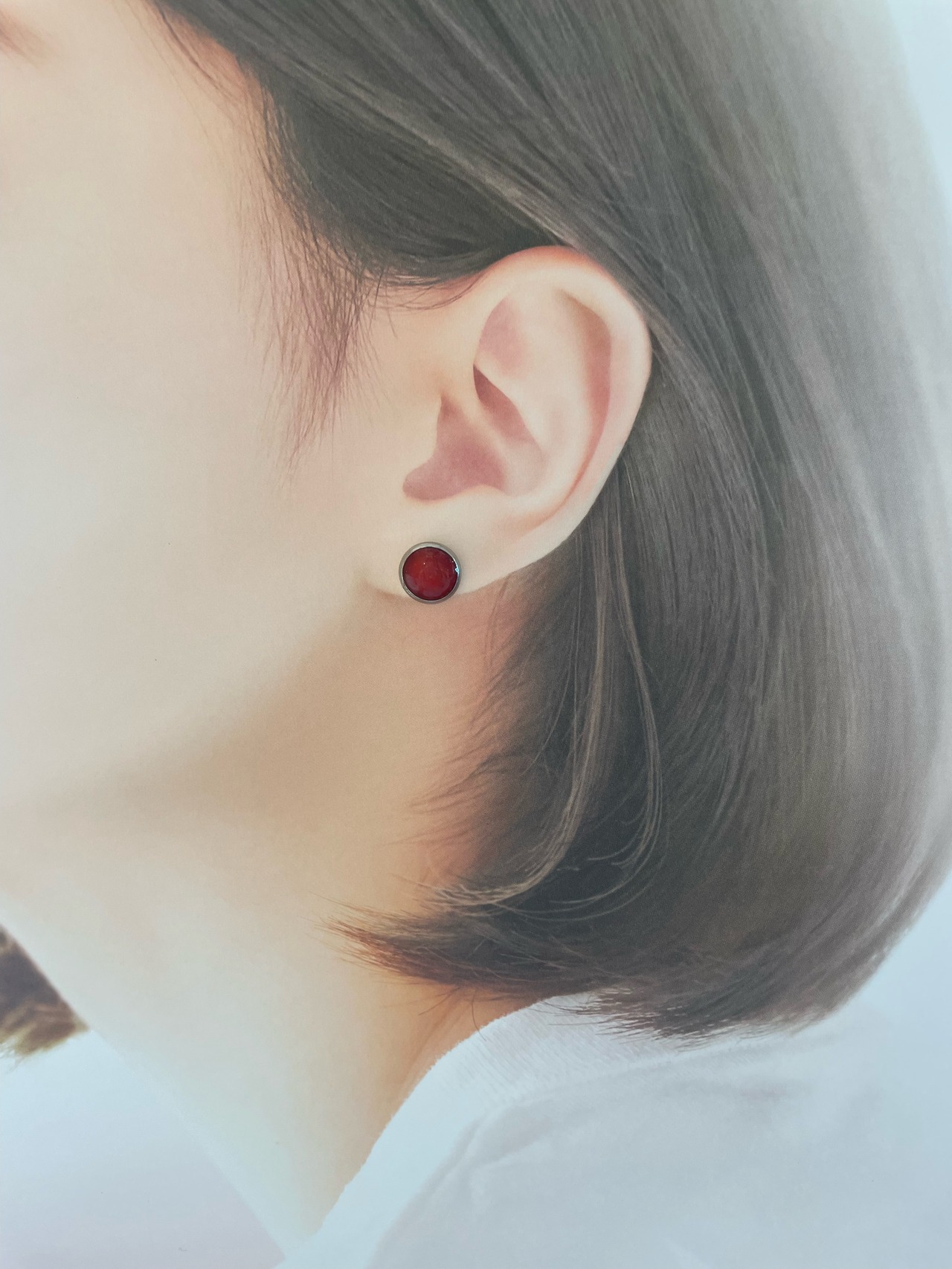 海洋プラスチック・ピアス　P-35