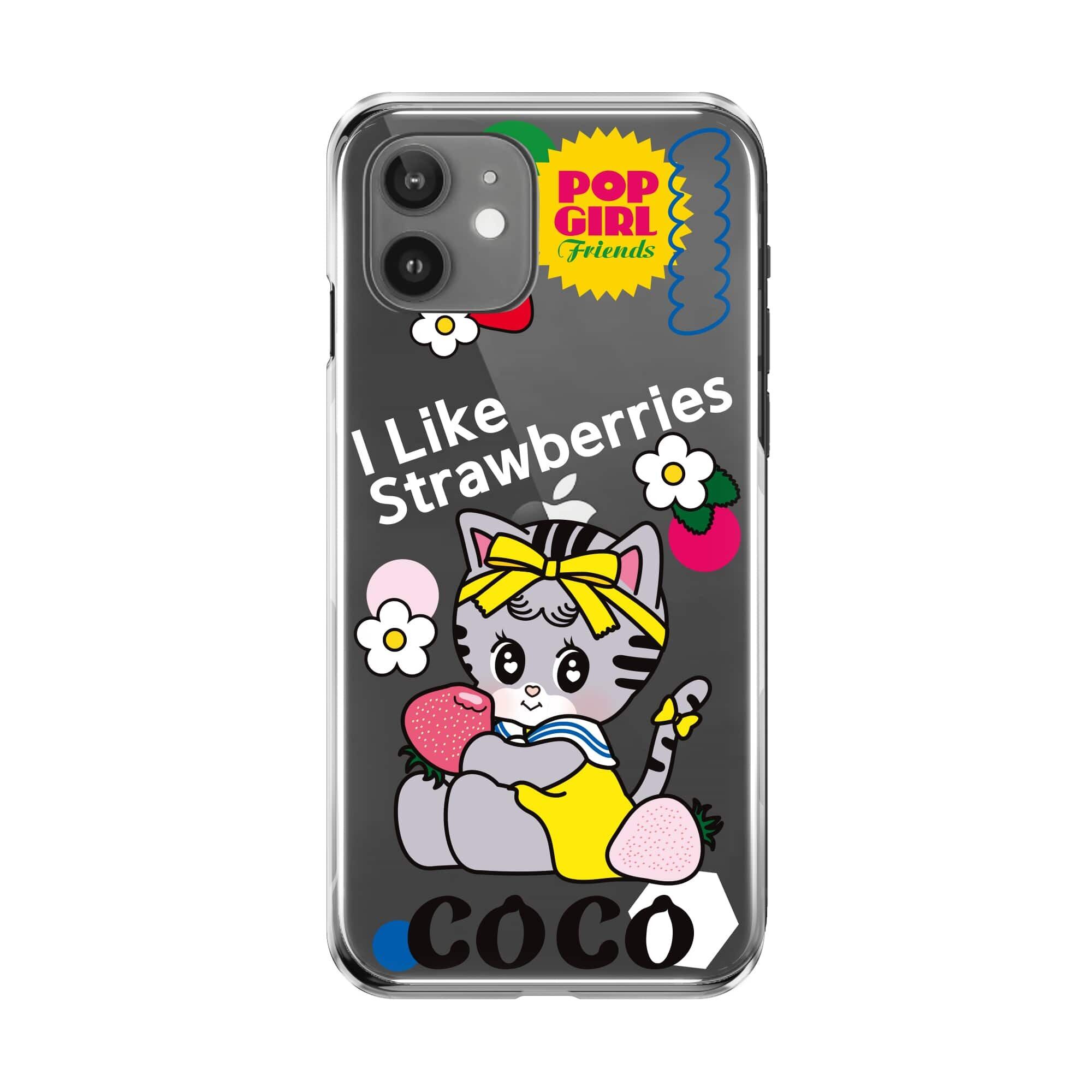 韓国 透明 クリア スマホケース ソフト Popgirl Friends かわいい レトロ デザイナーズ Iphone Android スマホ 携帯カバー 猫 Pg02 アイフォン ギャラクシー Galaxy 韓国スマホケース専門店 Korean Case