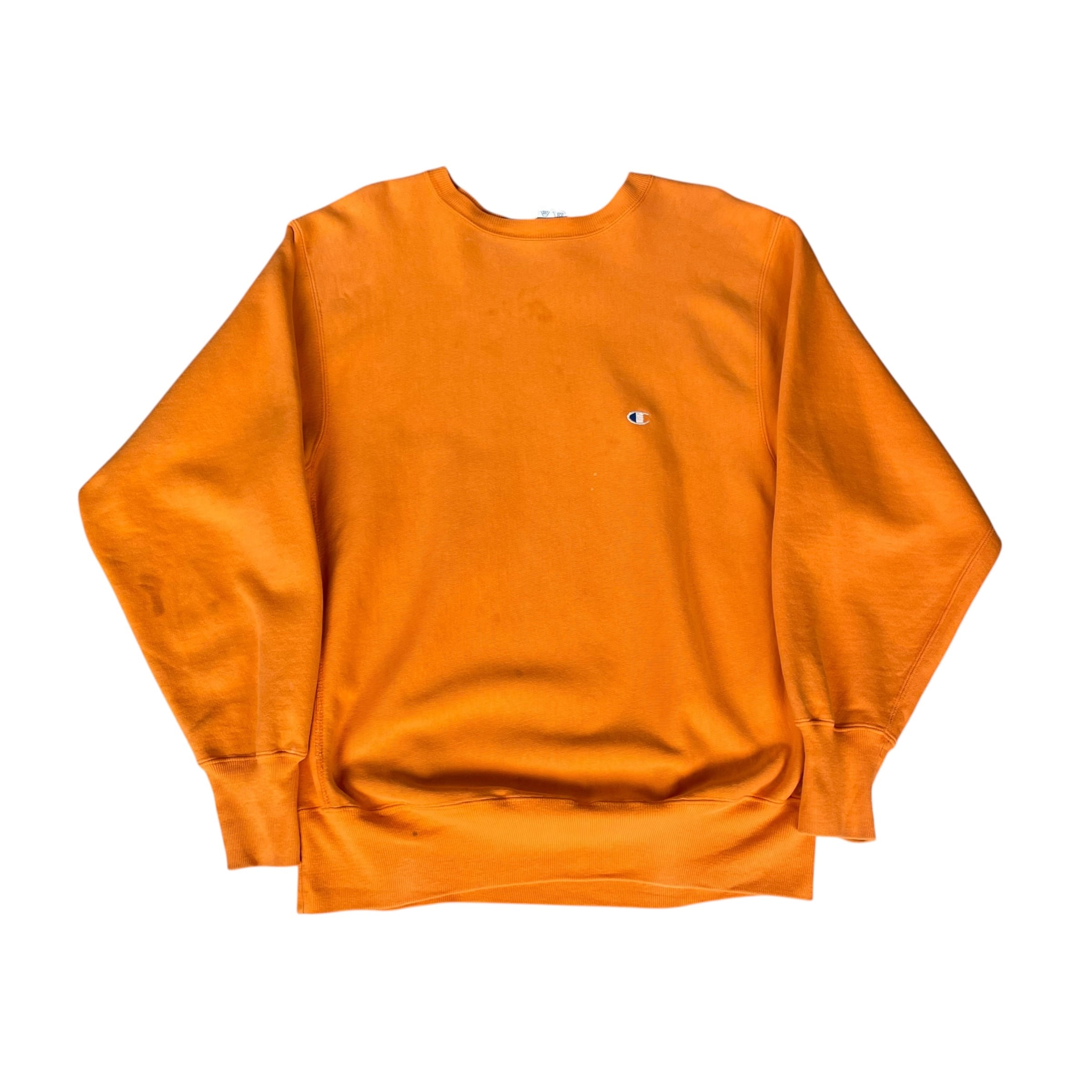 90s Champion reverse weave "Orange" sweat