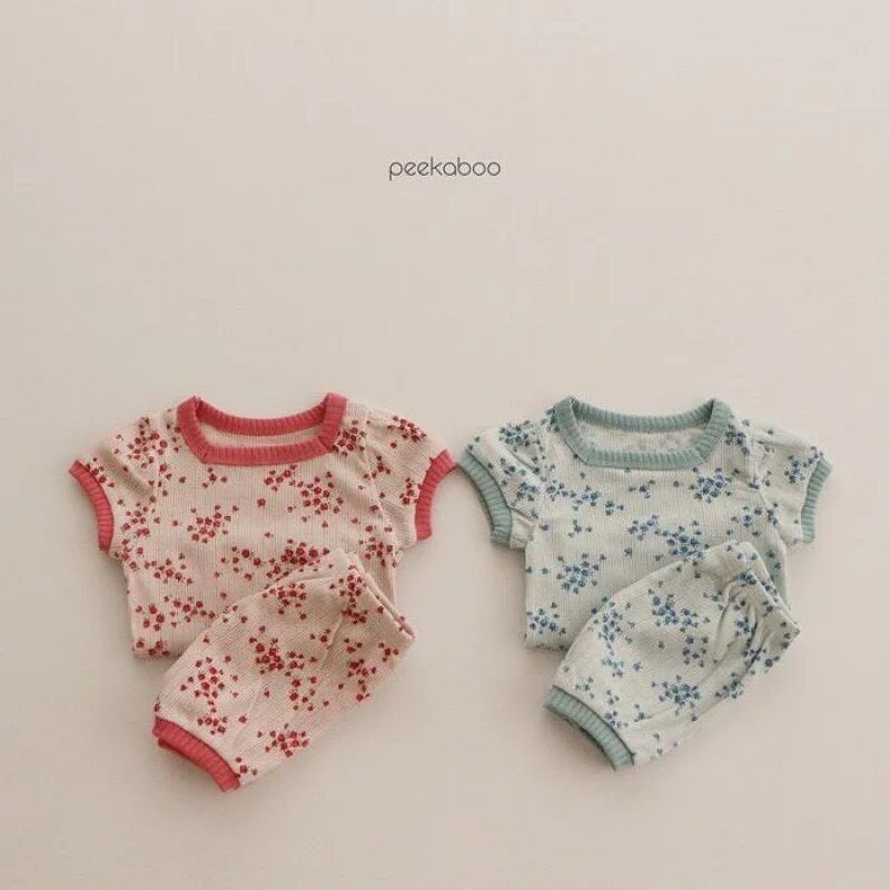 セットアップ / 花柄 / 女の子 / ~120( A・B )