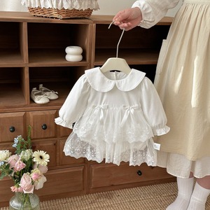 【BABY】2026新作　ホワイトレースロンパース